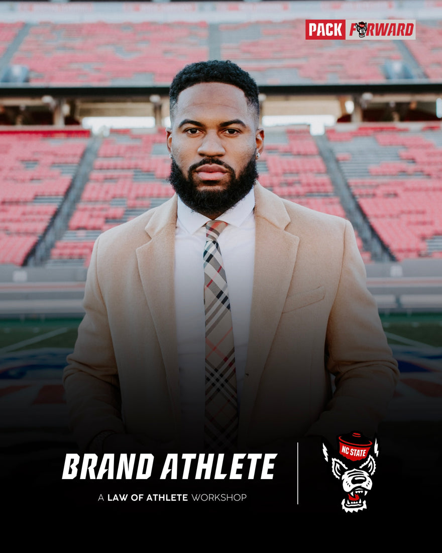 Deonte Holden and Law of Athlete Partner with NC State's Pack Forward Program